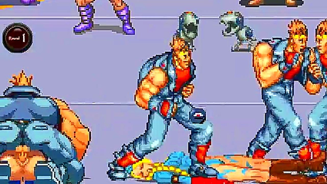 Horny Street Fighter Girls Cammy & Chun-Li Battle for Big-Cock Gangbang Creampie