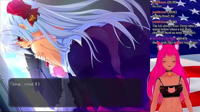 Lewd VTuber Neko Seduces As Maid In Anime RPG Livestream