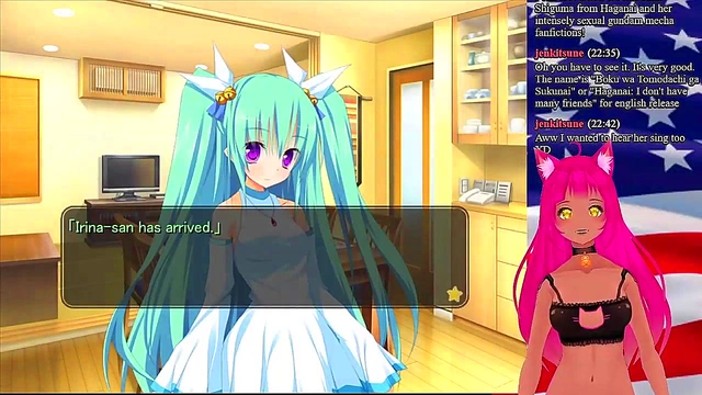 Lewd VTuber Neko Seduces As Maid In Anime RPG Livestream