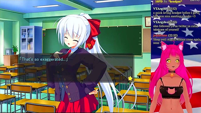 Lewd VTuber Neko Seduces As Maid In Anime RPG Livestream