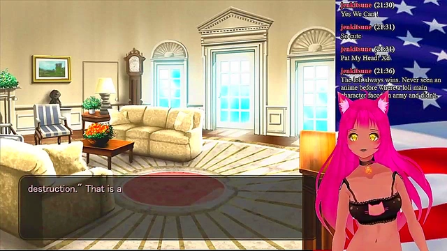 Lewd VTuber Neko Seduces As Maid In Anime RPG Livestream