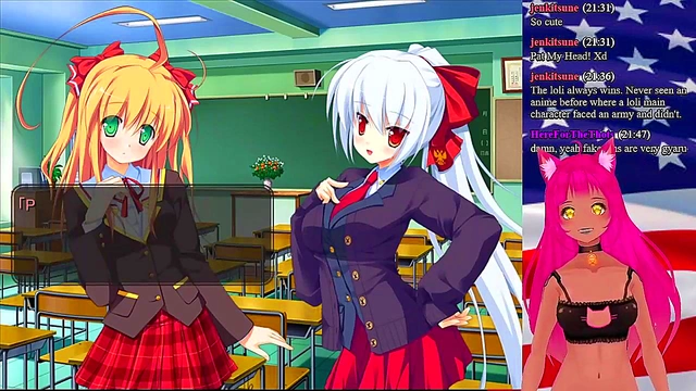 Lewd VTuber Neko Seduces As Maid In Anime RPG Livestream