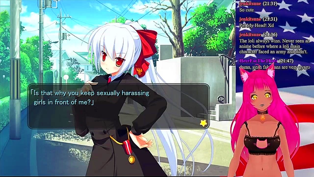 Lewd VTuber Neko Seduces As Maid In Anime RPG Livestream