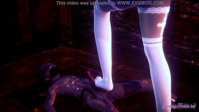 Lady Dimitrescu Gives Footjob & Gets Fucked Hardcore in Resident Evil Hentai