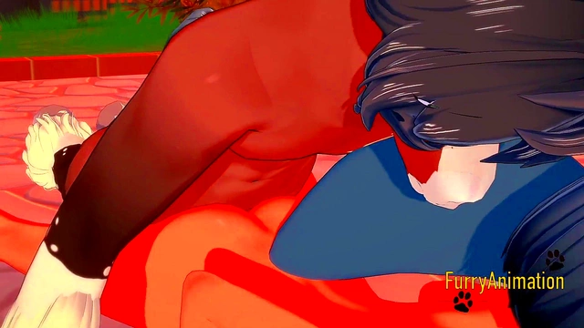 Michiru Sucks Dick & Gets Fucked Hard In Futuristic BNA Hentai 3D Scene