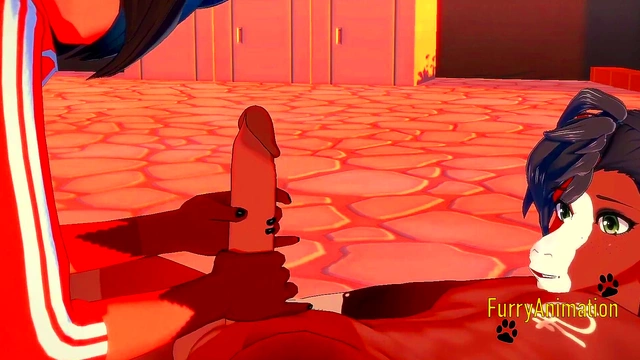 Michiru Sucks Dick & Gets Fucked Hard In Futuristic BNA Hentai 3D Scene