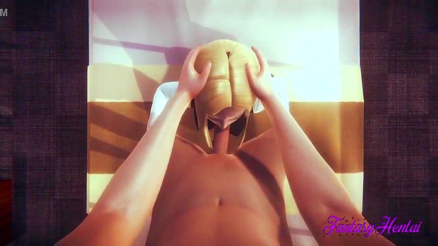 C18 Dragon Ball Hentai 3D – Blowjob & Fucked With Double Cumshot Creampie