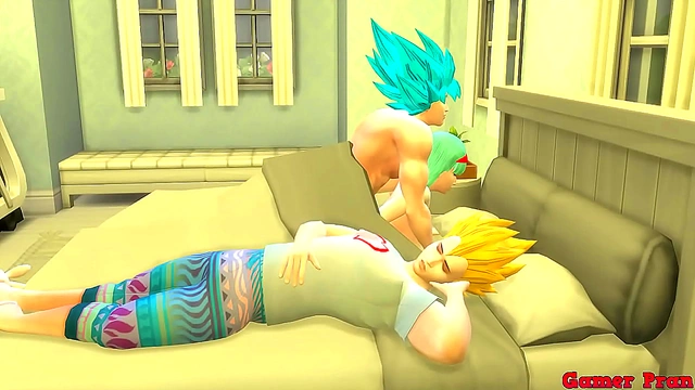 Hot Milf Bulma Cheats On Vegeta With Goku In Dragon Ball Hentai Anal Adventure