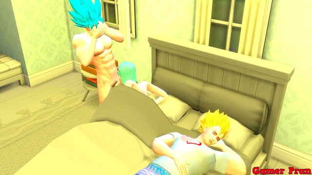 Hot Milf Bulma Cheats On Vegeta With Goku In Dragon Ball Hentai Anal Adventure