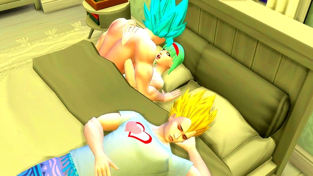 Hot Milf Bulma Cheats On Vegeta With Goku In Dragon Ball Hentai Anal Adventure