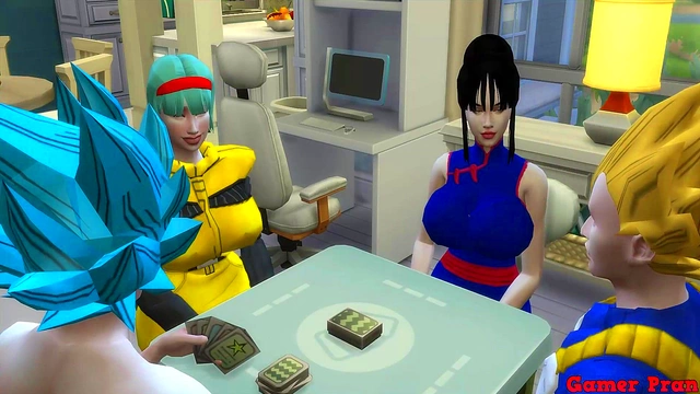 Hot Milf Bulma Cheats On Vegeta With Goku In Dragon Ball Hentai Anal Adventure