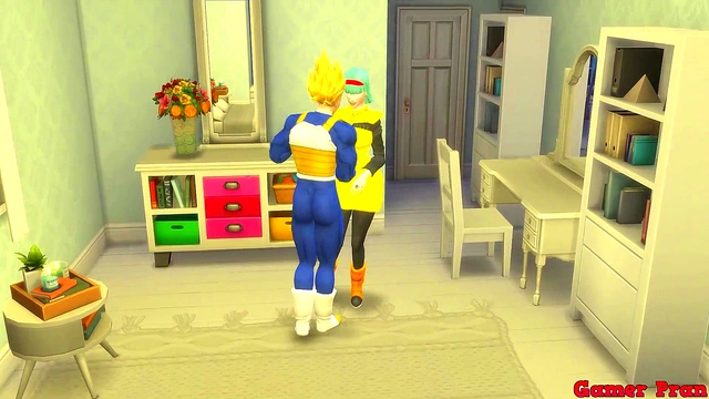 Hot Milf Bulma Cheats On Vegeta With Goku In Dragon Ball Hentai Anal Adventure