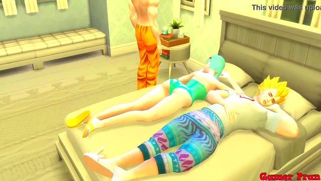 Hot Milf Bulma Cheats On Vegeta With Goku In Dragon Ball Hentai Anal Adventure