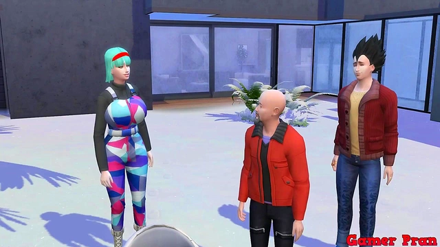 Bulma’s Hot Milf Body Cheats With Master Roshi While Husband Watches Cuckold Drama