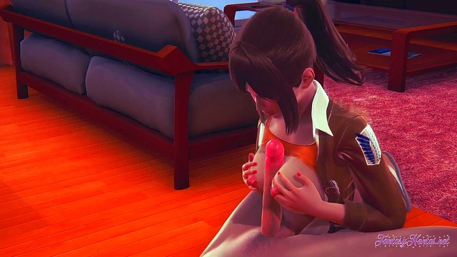 Sasha's Uncensored 3D Hentai Boobjob Leads to Juicy Anime CreampieCumshot