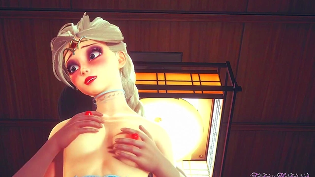 Elsa from Frozen Enjoying Monster Cock Toons in 3D Hentai Uncensored Fun