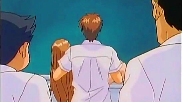 Hot Horny Students Grope Their Busty Teacher For Hardcore Anime Sex
