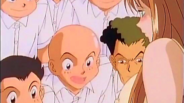 Hot Horny Students Grope Their Busty Teacher For Hardcore Anime Sex