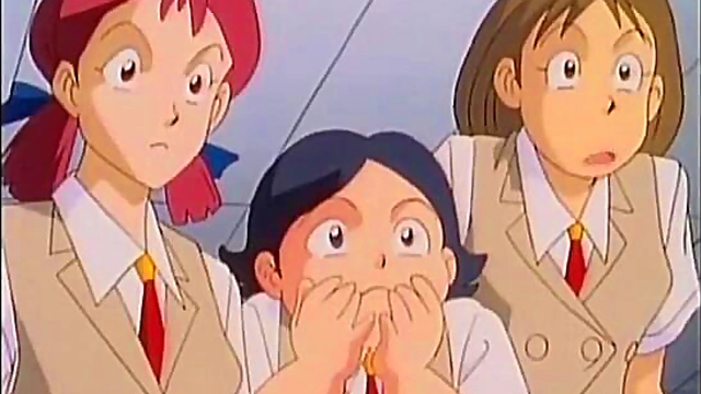 Hot Horny Students Grope Their Busty Teacher For Hardcore Anime Sex