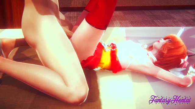 Sakura Gets Fucked Hard & Cums Inside Her Pussy in 3D Anime Hentai Adventure