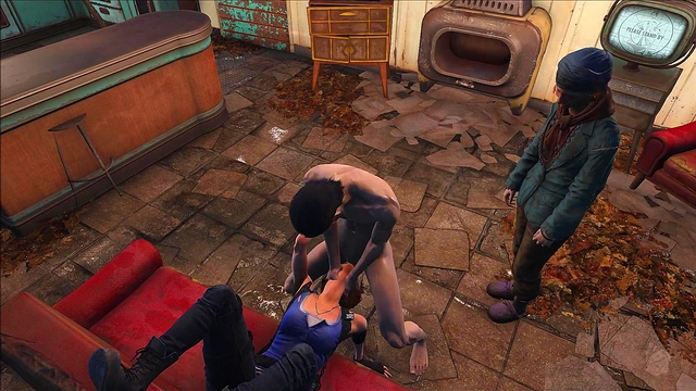 Sexy 3D Anime Fallout 4 Jill Valentine Sucks Dick & Hands Job Blissfully