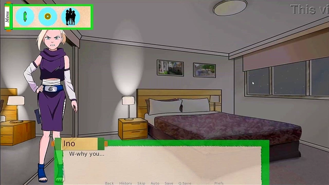 Sexy Anime Goddess Ino Rides Cock Hard In Jikage Rising Eroge Scene