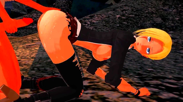 Annie Leonhart Gets Creampied By MikasaAckermann In Futa 3D Anime Action