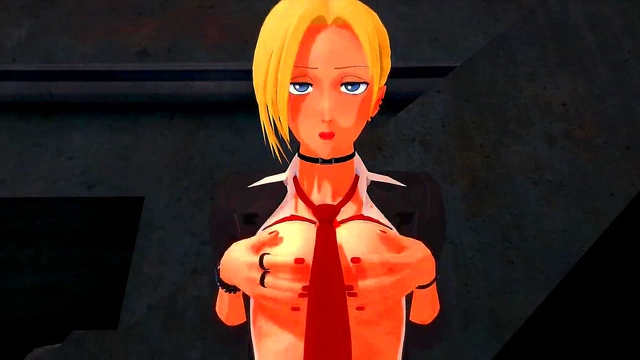 Annie Leonhart Gets Creampied By MikasaAckermann In Futa 3D Anime Action