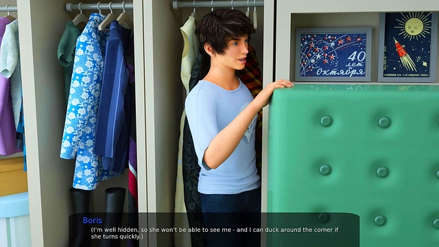 Boris Gets Hard In Front Of His Horny Older Stepsister In Milfy City