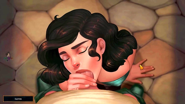 Lovely Whore Gives Epic Blowjob In What A Legend Hentai Anime Game