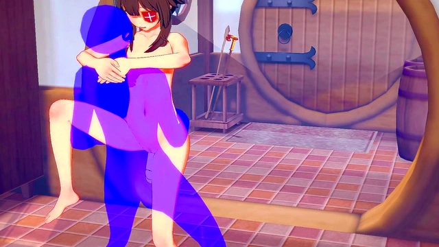 Megumin from KonoSuba Takes Cock for Juicy Creampie in Anime Glory