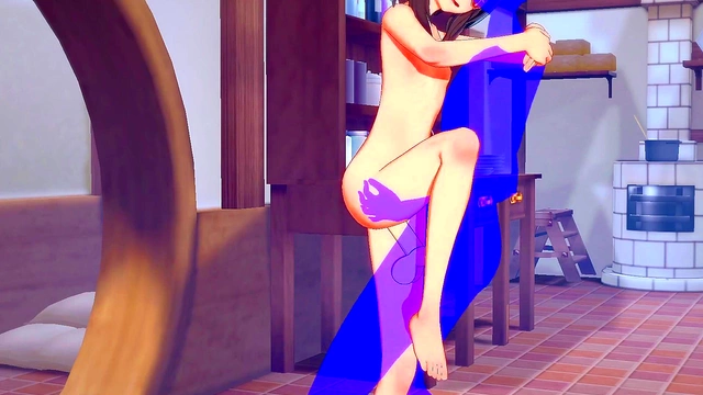 Megumin from KonoSuba Takes Cock for Juicy Creampie in Anime Glory