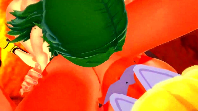 Lesbians Lick & Scissor in Steamy Pokemon Anime Adventure