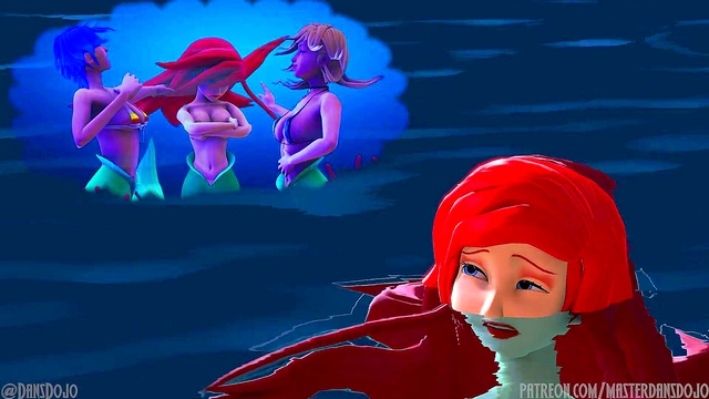 Redhead Mermaid Sucks Dick & SwallowsCum in MasterDan’s 3D HentaiErotica