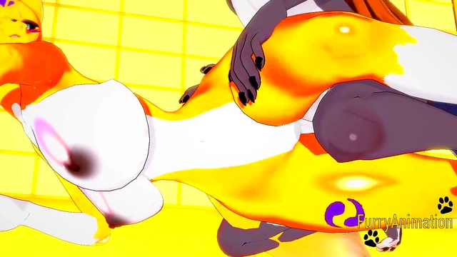 Taomon & Grey Fox Seduce With Blowjob, Handjob, Boobjob & Multiple Cumshots