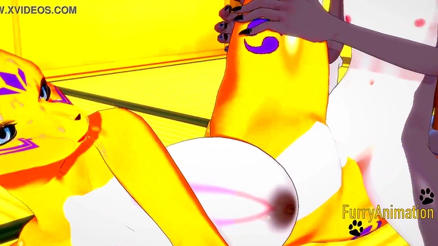 Taomon & Grey Fox Seduce With Blowjob, Handjob, Boobjob & Multiple Cumshots