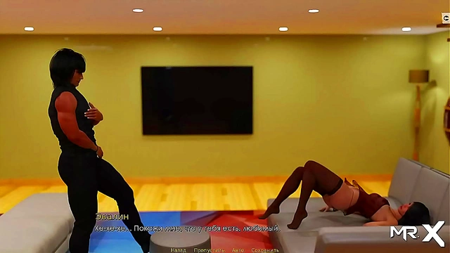 Teen Cartoon Babe Wears Sexy Lingerie for Hot Anal Action