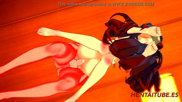 Naruto's Big Dick Fucks Nezuko for Hot Blowjob & Pussy Creampie