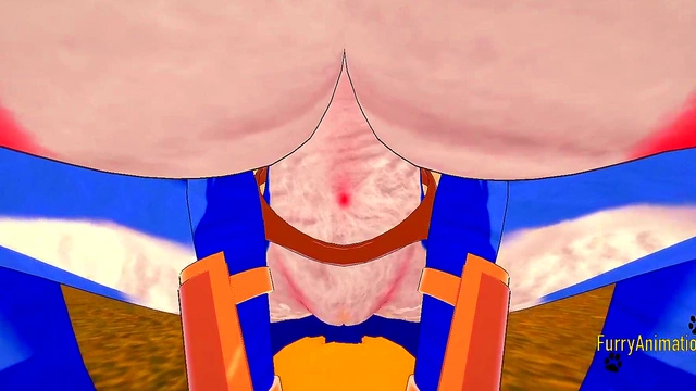 Krystal & Lucario Furry Hentai Action – Boobjob, Blowjob & Wild Fucking Creampie