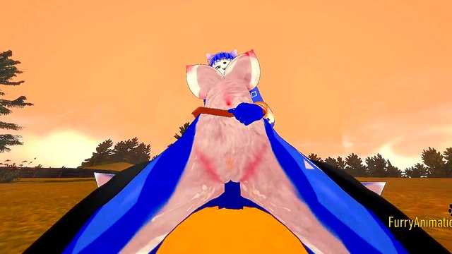 Krystal & Lucario Furry Hentai Action – Boobjob, Blowjob & Wild Fucking Creampie