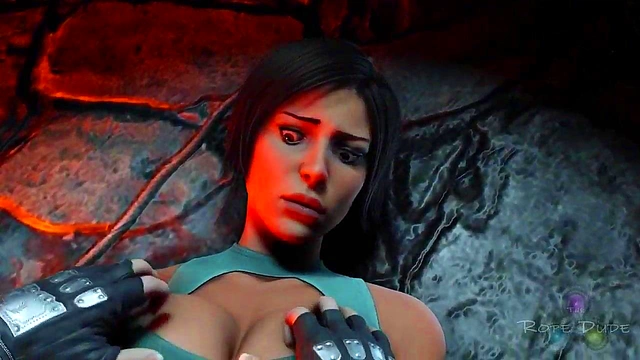 Hot Anime Lara Croft Gets Captured & Fucked Hard In The Ass