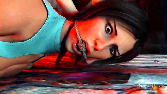 Hot Anime Lara Croft Gets Captured & Fucked Hard In The Ass
