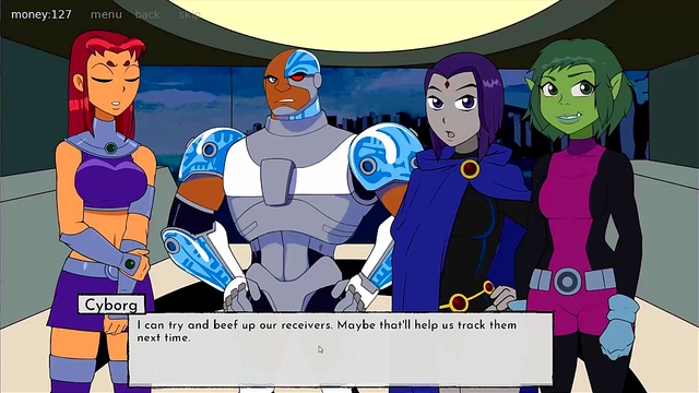 Starfire & Robin's Intergalactic Anal Adventure Ends in Creampie Delight