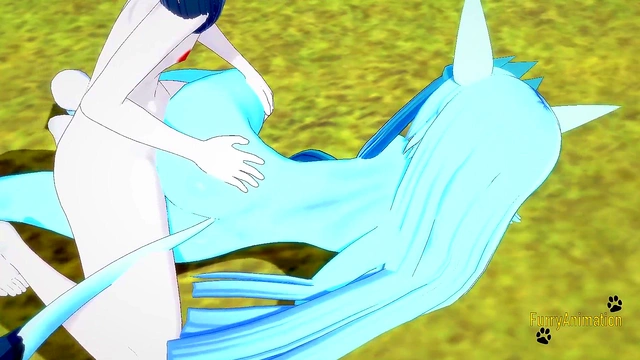 Glaceon Gets Handjob & Fucked By Cinderace for Rough Creampie in 3D Hentai Yiff