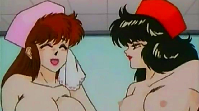 Hot Anime Nurses Enjoy Hardcore Threesome Fun With Lucky Patient