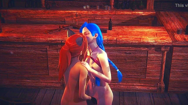 Jinx from LoL Takes Cock in Tavern for Juicy Creampie & FacialJapanese Anime Hentai