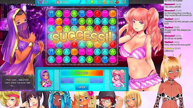 Lewd VTuber Neko’s Anime Threesome Livestream – Lingerie Fun & Lesbian Action