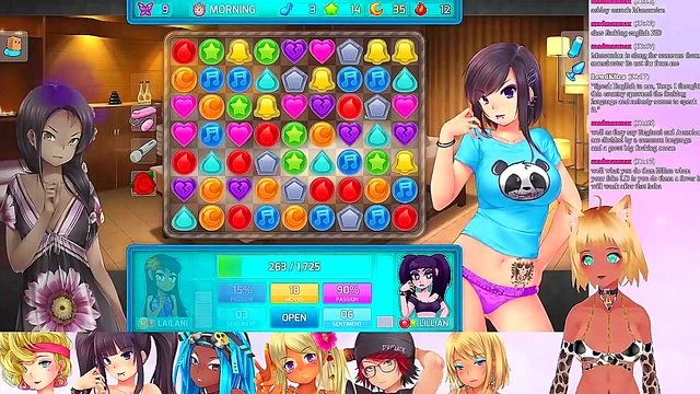 Lewd VTuber Neko’s Anime Threesome Livestream – Lingerie Fun & Lesbian Action