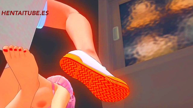 Naruto Fucks Sakura Under Table While Talking to Hinata & Tsunade – 3D Hentai Blowjob Creampie