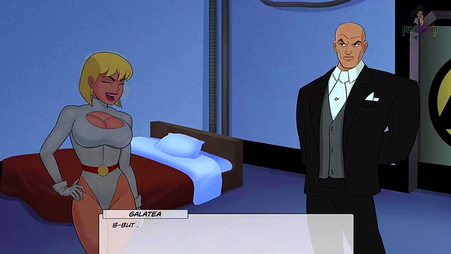 Blonde Raven Dances for Doctor's Pleasure in Furry Justice League Adventure